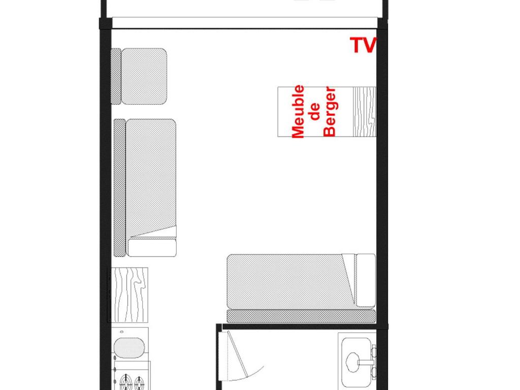 Studio skis aux pieds avec balcon et animaux acceptés - FR-1-505-50 - 2
