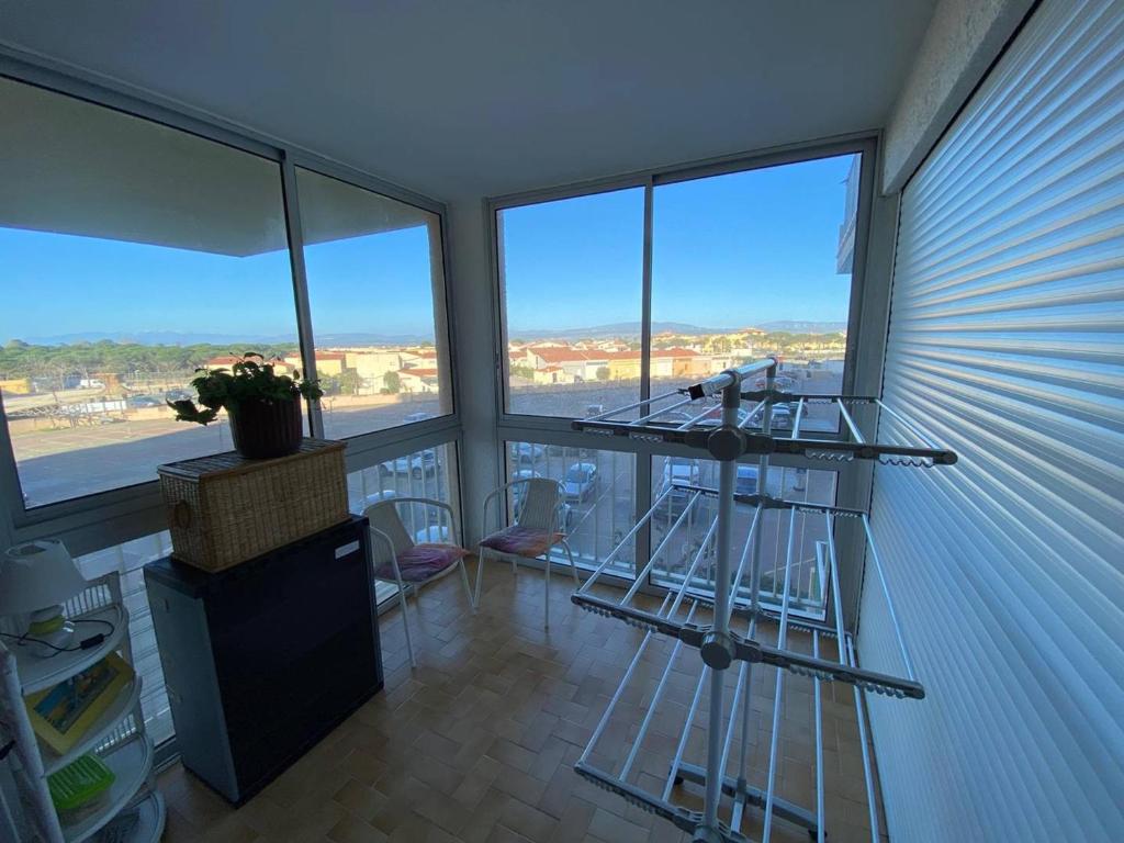 T3 pour 6 pers, vue mer et montagne, terrasse, parking, proche plage, Le Barcarès - FR-1-81-550 - 2