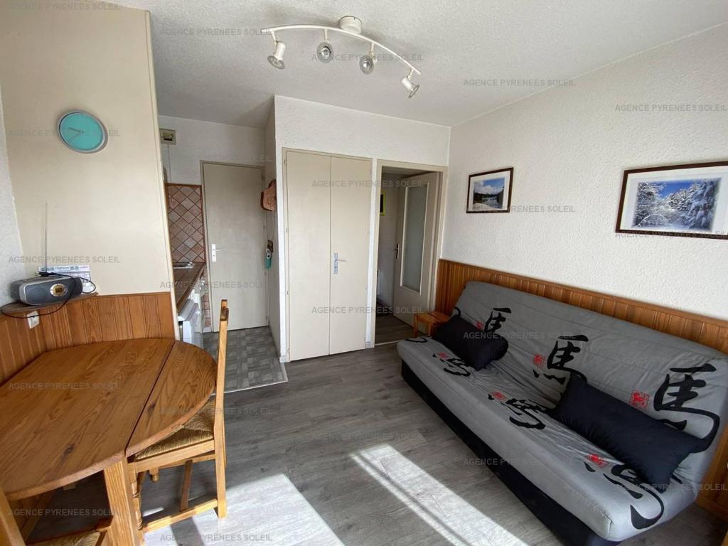 Studio cabine 4 pers, proche pistes, balcon, ascenseur, centre - FR-1-295-181, Les Angles