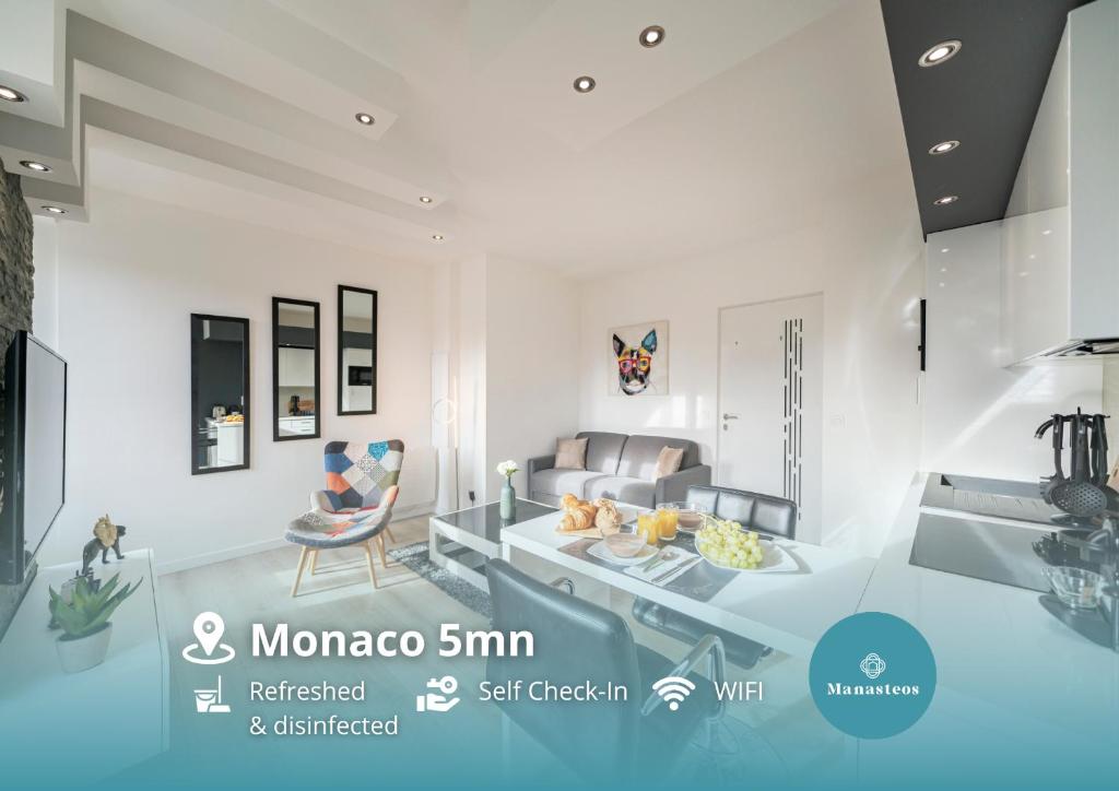 Frontière Monaco, Appartement Rénové Entièrement - AG, Beausoleil