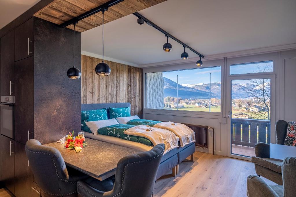 Wolfgangsee Appartements - Panorama Blick, Parkplatz, Balkon - 4