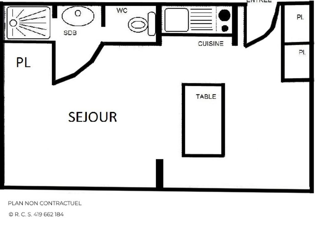 Studio 4 pers rénové Les Menuires - Animaux admis - 3