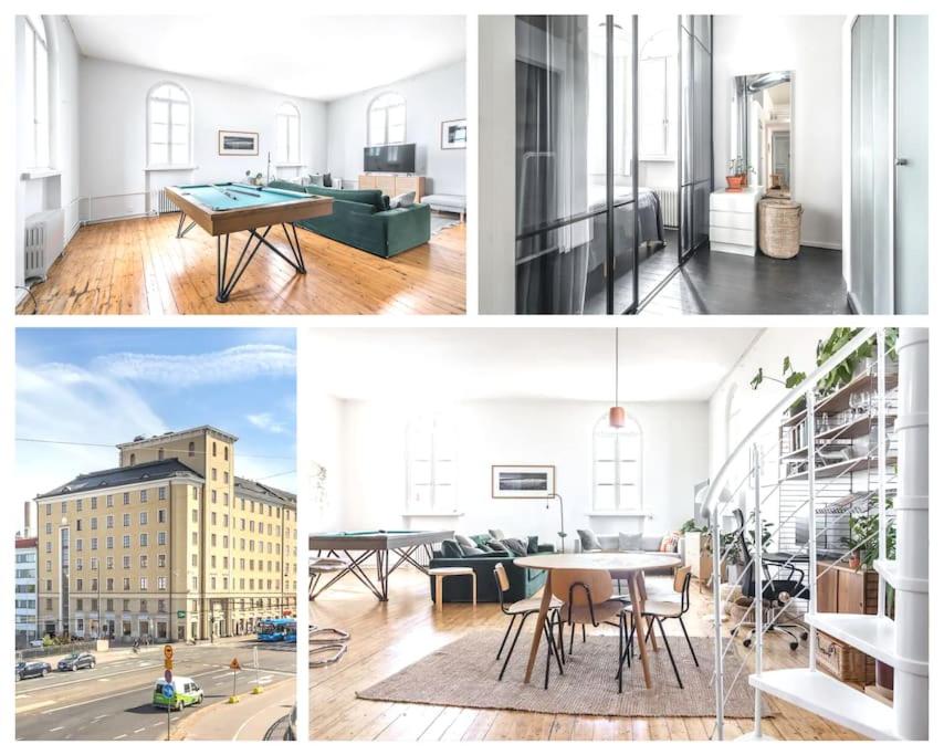 Helsinki Tower Penthouse 1 BR and Loft with 360-degree Views, Helsinky