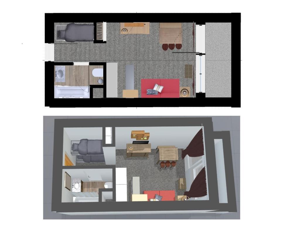 Studio cosy skis aux pieds à La Daille, 4 pers, balcon Sud - FR-1-694-60 - 2