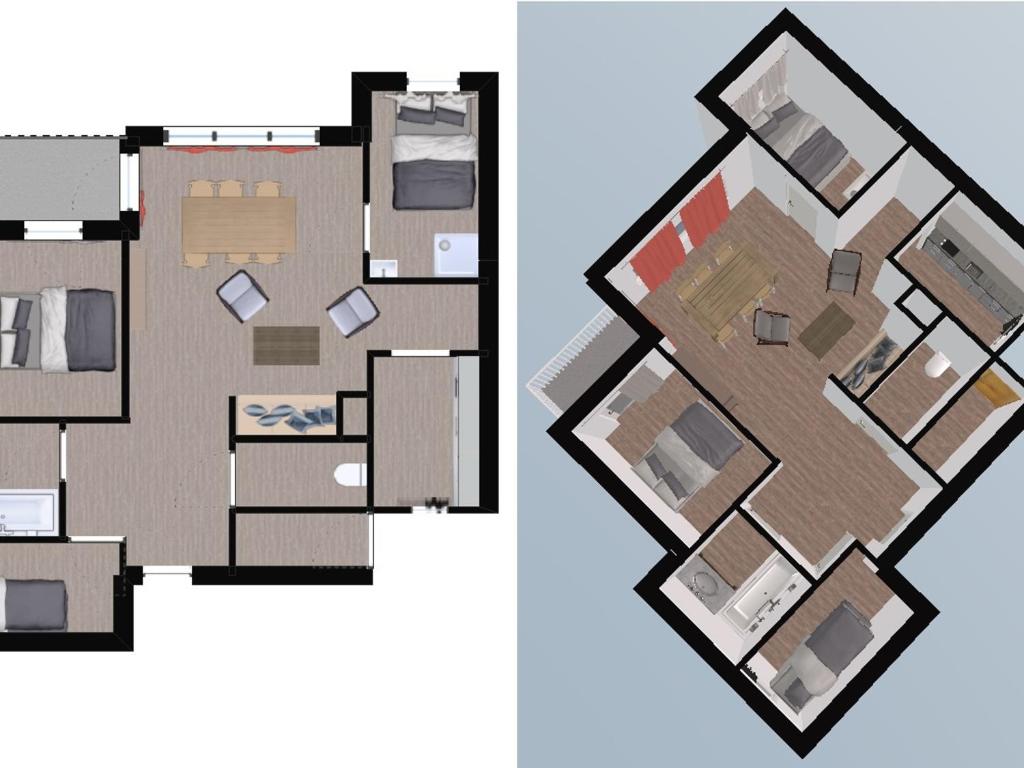 Appartement élégant avec wifi, au centre, pied des pistes, parking couvert, balcon sud/est, 6 pers. - FR-1-694-98 - 2