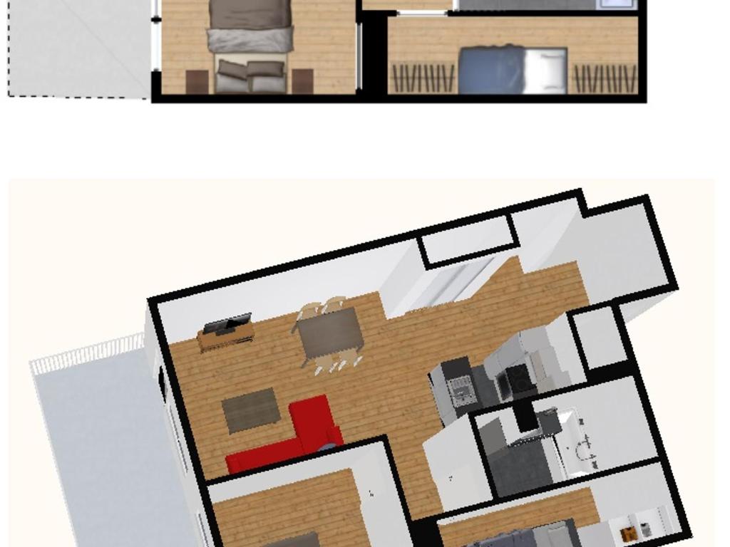 Appartement 3 pièces avec WIFI et parking couvert à Val-d'Isère - FR-1-694-100 - 3
