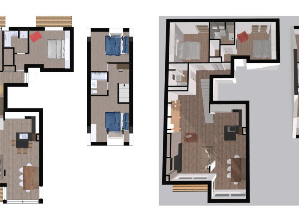 Appartement duplex haut de gamme avec cheminée au cœur de Val-d'Isère, proche des pistes et commodités - FR-1-694-104 - 2