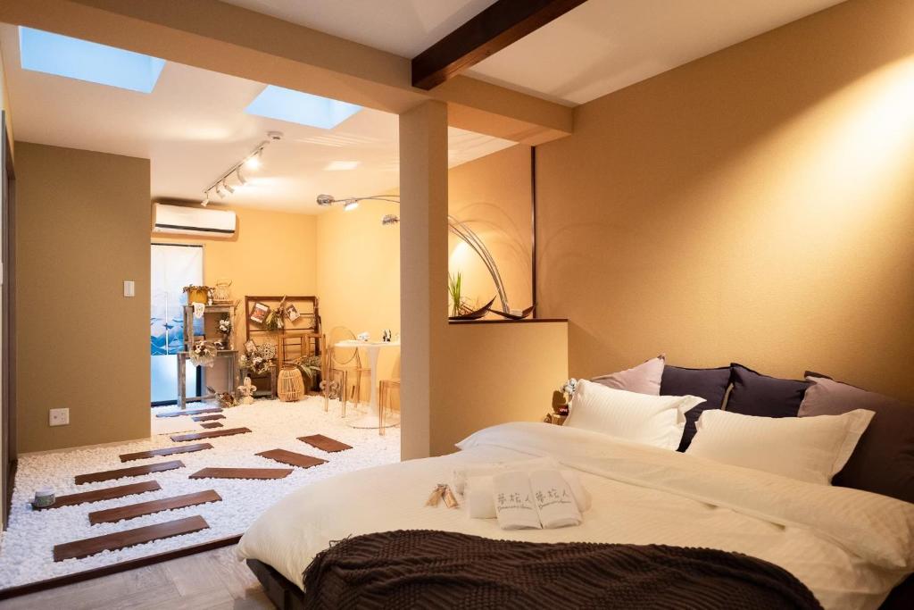 1Fモダン和風一軒家48平米 花園町駅3min天下茶屋駅10min難波心斎橋梅田関西空港直結WIFI, Ósaka