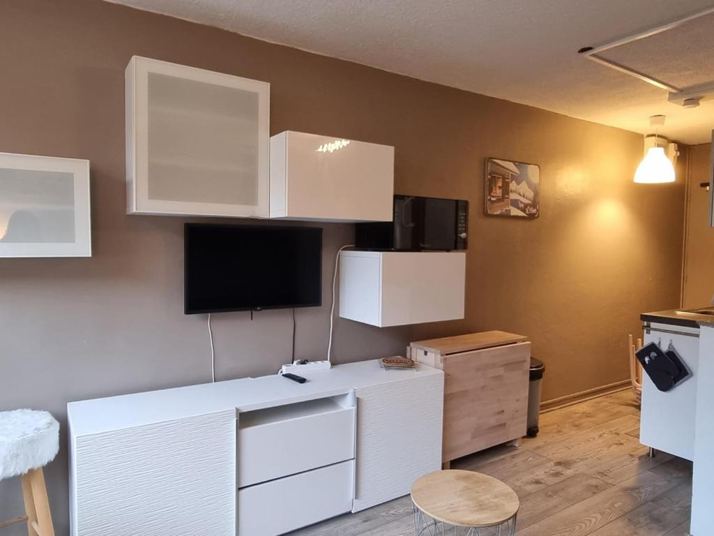 Studio chaleureux, vue pistes - 3 pers. - 5