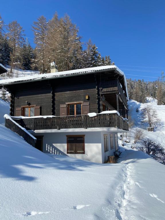 LA TZOUMAZ - VERBIER 4 Vallées - Grand Chalet 5 chambres, Ski IN/OUT, Sauna - 3