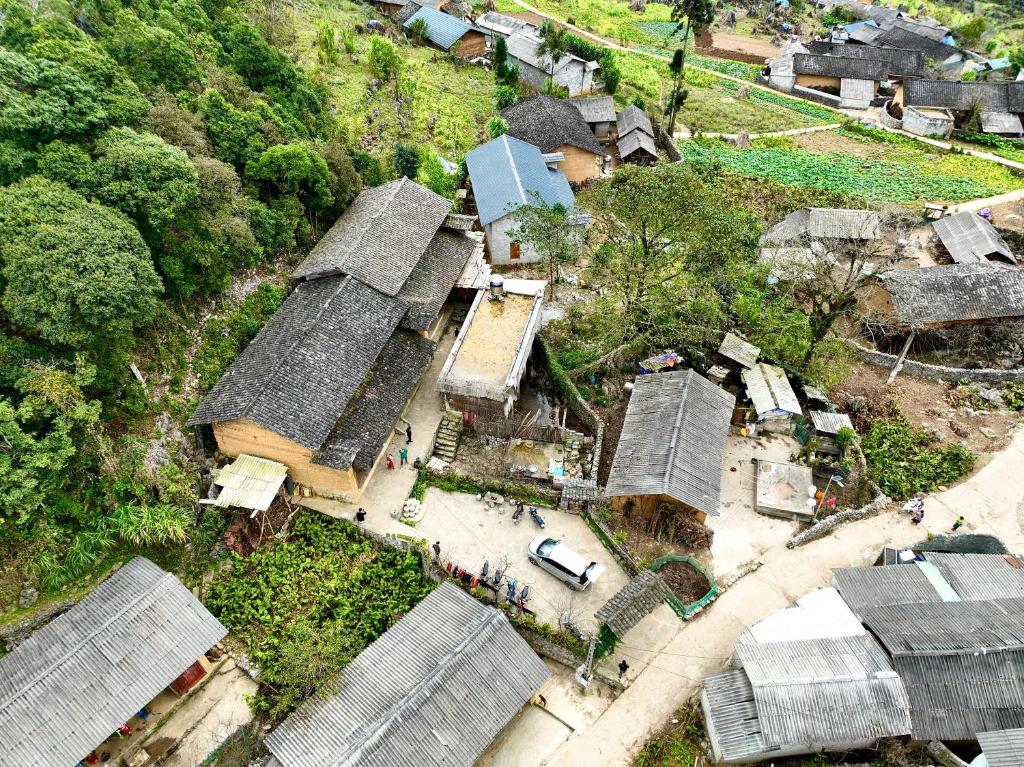 Nhà Cổ Lao Xa Homestay Hmong & Bungalow air conditioner