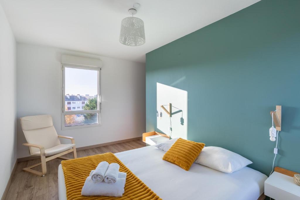 Le Cocon Voltaire - Appartement 2 chambres avec parking - Mabilais - 2