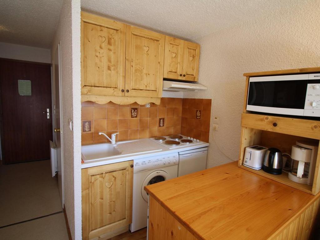Studio cabine 4 pers à 250m des pistes - Vue Meije - FR-1-297-261 - 2