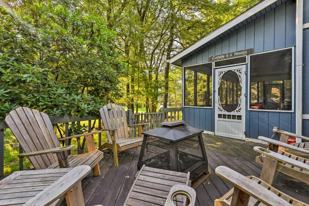 Spacious Lake Harmony Home with Deck and Fire Pit! photo