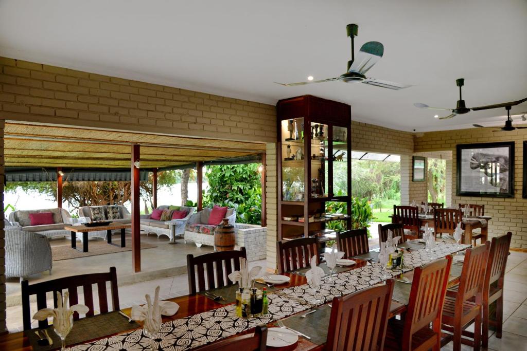 Restaurant, River View Lodge in Kasane
