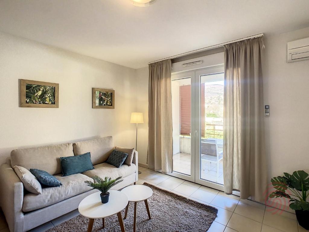 Bel F2 climatisé avec terrasse, proche Thermes et centre-ville, animaux acceptés - FR-1-451-154 - 1