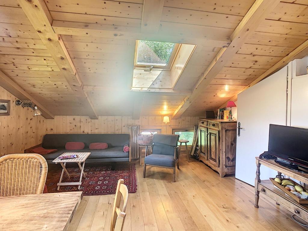 Appartement cosy avec mezzanine, au pied des pistes à Combloux, parking inclus - 5