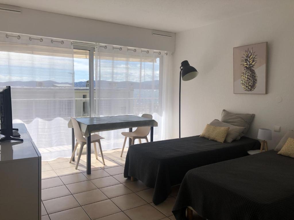 Studio climatisé pour 2, proche plage et commerces, animaux admis, WiFi, parking - FR-1-466A-20 - 3
