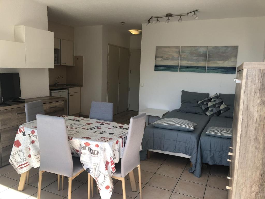 Studio Climat. avec Balcon Proche Plage et Commerces, Wi-Fi Gratuit - FR-1-466A-27 - 2