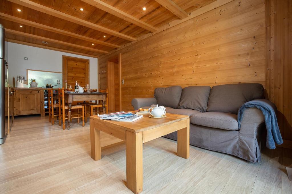 Apt La Sauvageonne in Servoz Balcony & Mountain views - Happy Rentals - 5