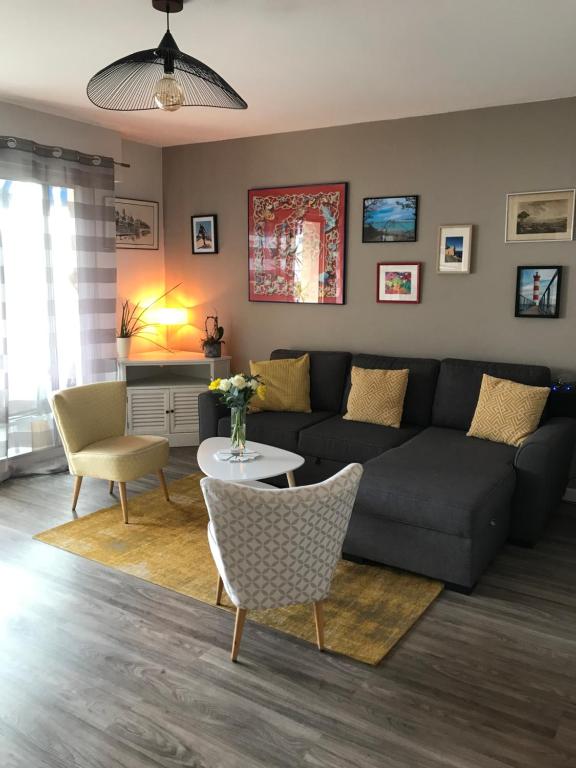 Bel appartement avec terrasse, piscine, parking privé et club de tennis, padel en sus - 5