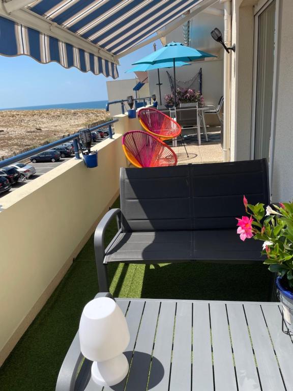 T3 FRONT DE MER LACANAU OCEAN - 22m2 TERRASSE -2 PISCINES -WIFI-PARKING - 2