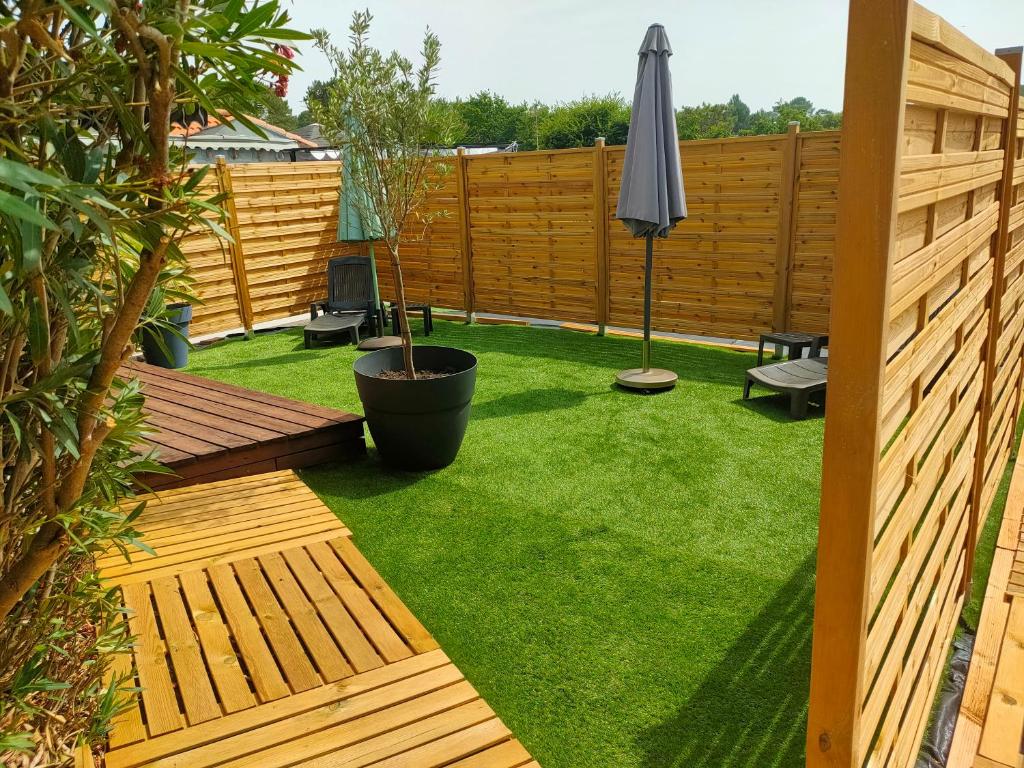 T2 rez-de-jardin Piscine 3x5m près d'Arcachon - 1