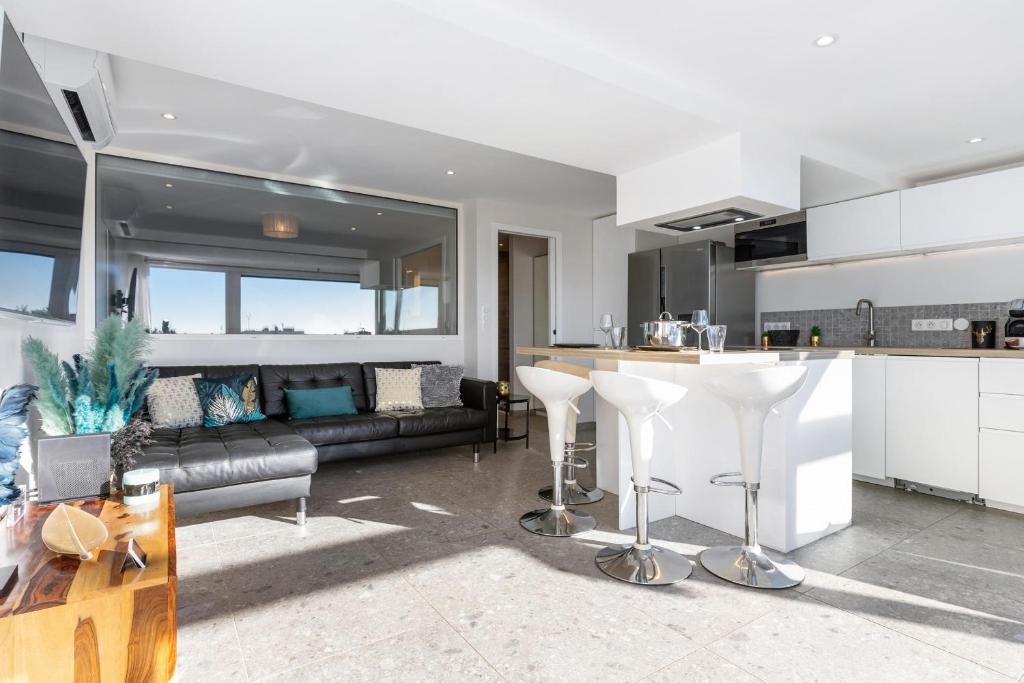 Le XO - Appartement luxe - coursive - terrasse - Port Nature 2 - Village Naturiste - 5