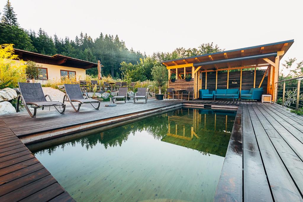 Swimming pool, Villa Blumegg in Hermagor