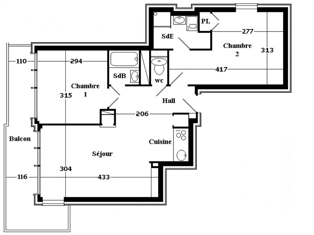 Appartement rénové 3* au coeur de La Clusaz avec balcon et parking - FR-1-459-203 - 2
