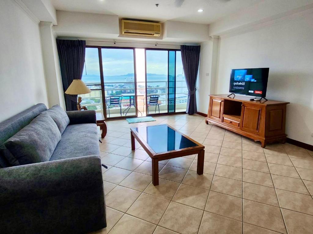 View Talay 2 80sqm sea view, Jomtien pláž