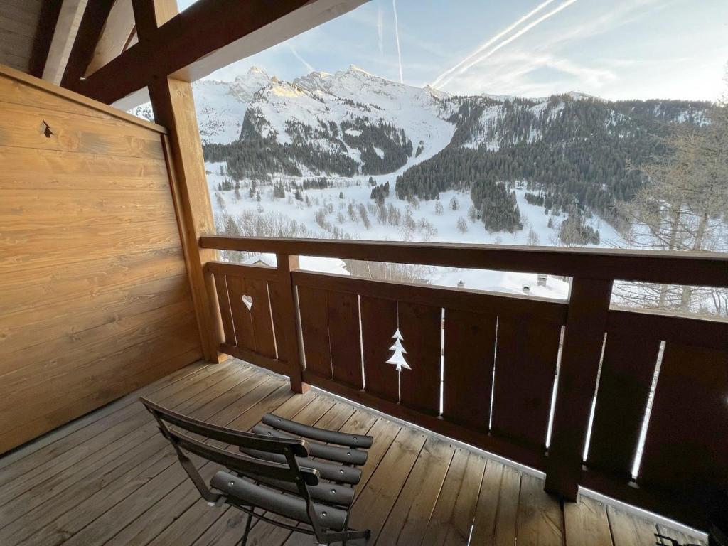 Chalet mitoyen 3 étoiles à La Clusaz, 500m des pistes, 10 pers, terrasse, cheminée, garage, WiFi - FR-1-459-186 - 4