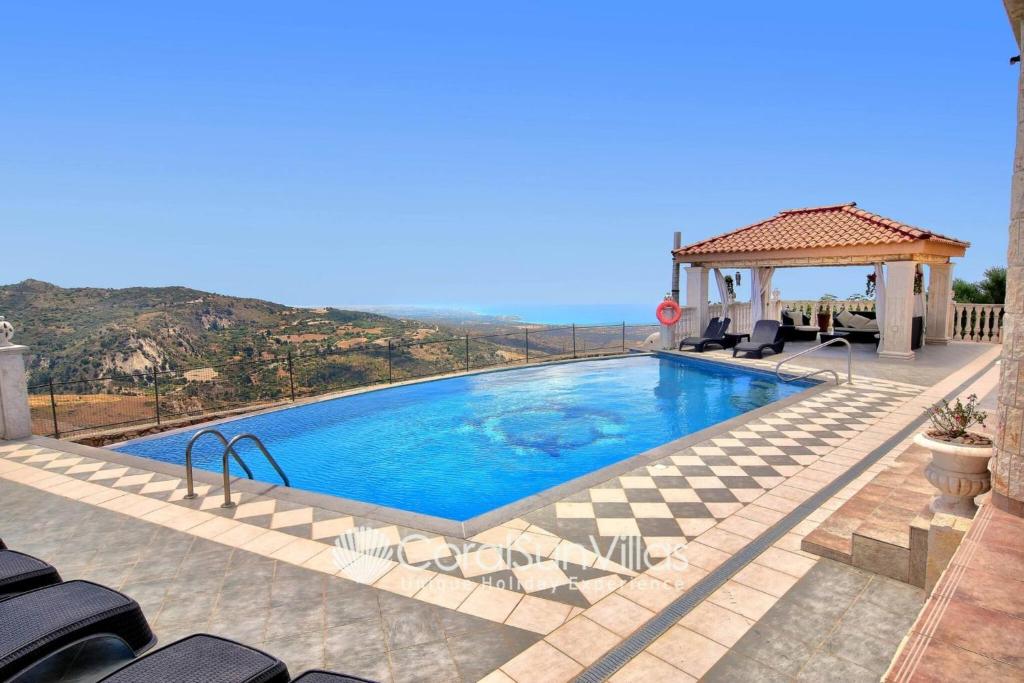 Elegant Huge Villa Large Pool, Ideal For Weddings, Kathikas