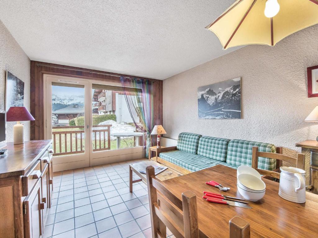 Appartement 1 chambre à Megève - Animaux admis et parking - FR-1-453-98 - 2