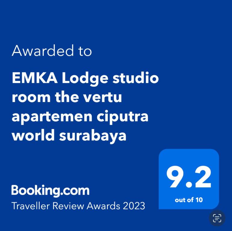 EMKA Lodge studio room the vertu apartemen ciputra world surabaya photo