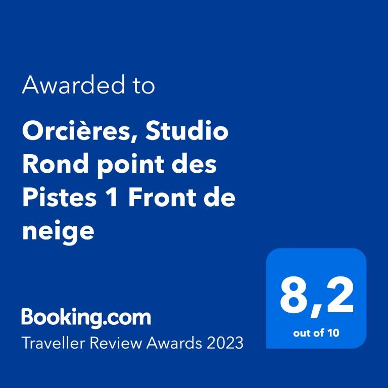 Orcières, Studio Rond point des Pistes 1 Front de neige - 2
