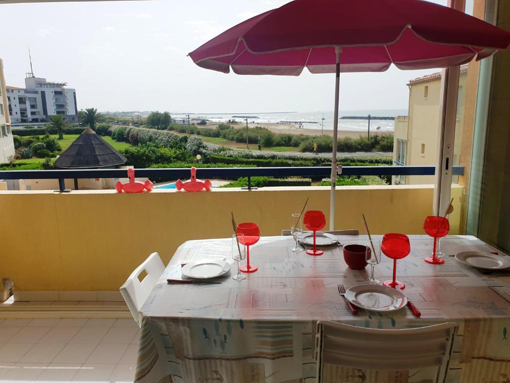 SAVANNA BEACH I Joli T2 piscine vue mer Cap d'Agde - 3