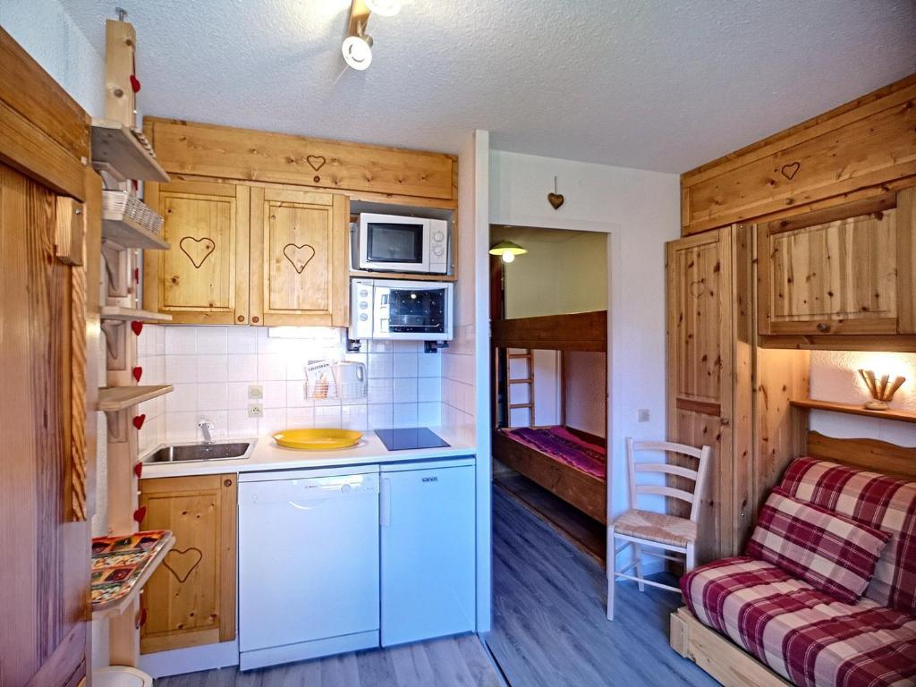 Studio cabine 4 pers, ski aux pieds, Les Menuires - FR-1-178-346 - 2