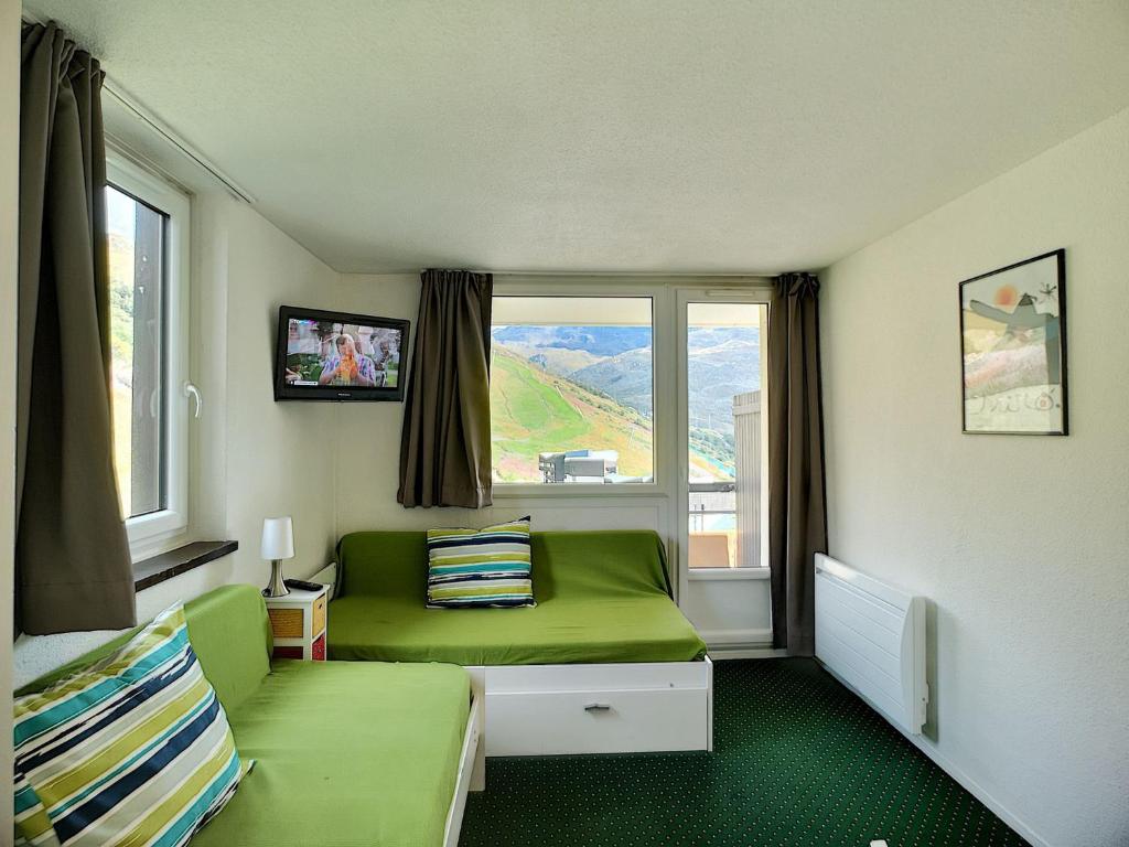 2 pièces 4 pers, balcon sud, parking, Les Menuires - 2