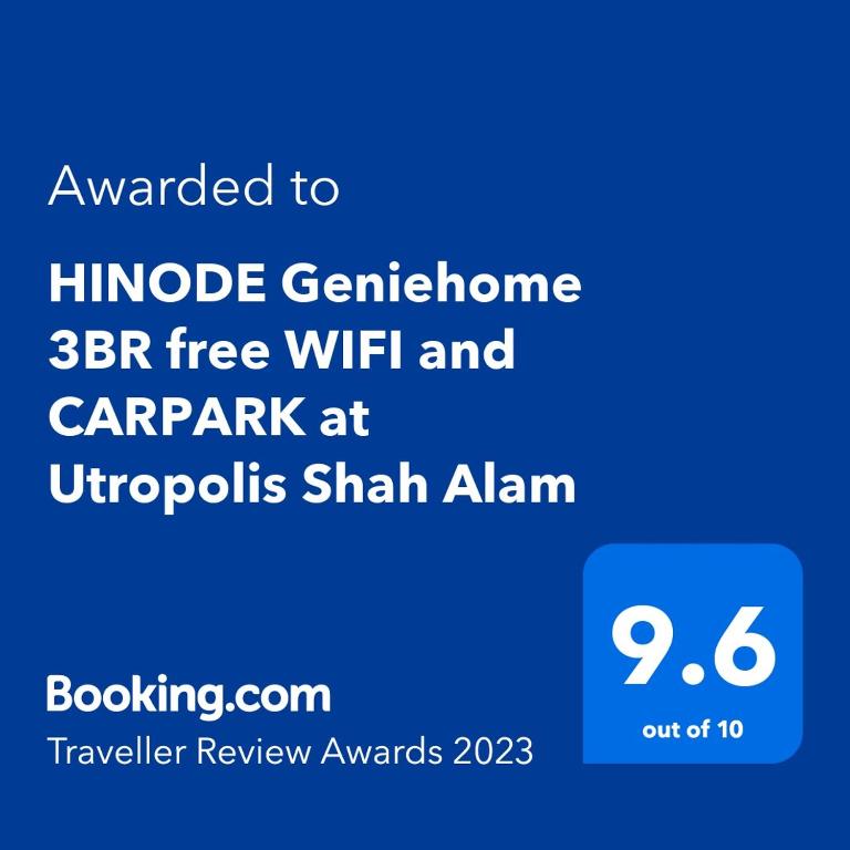 HINODE Geniehome 3BR free WIFI and CARPARK at Utropolis Shah Alam photo