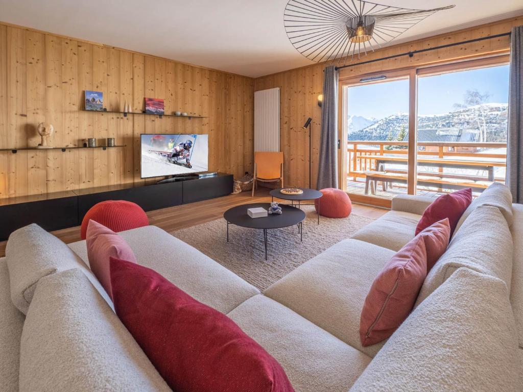 Appartement ski in/ski out avec terrasse à Huez - 1