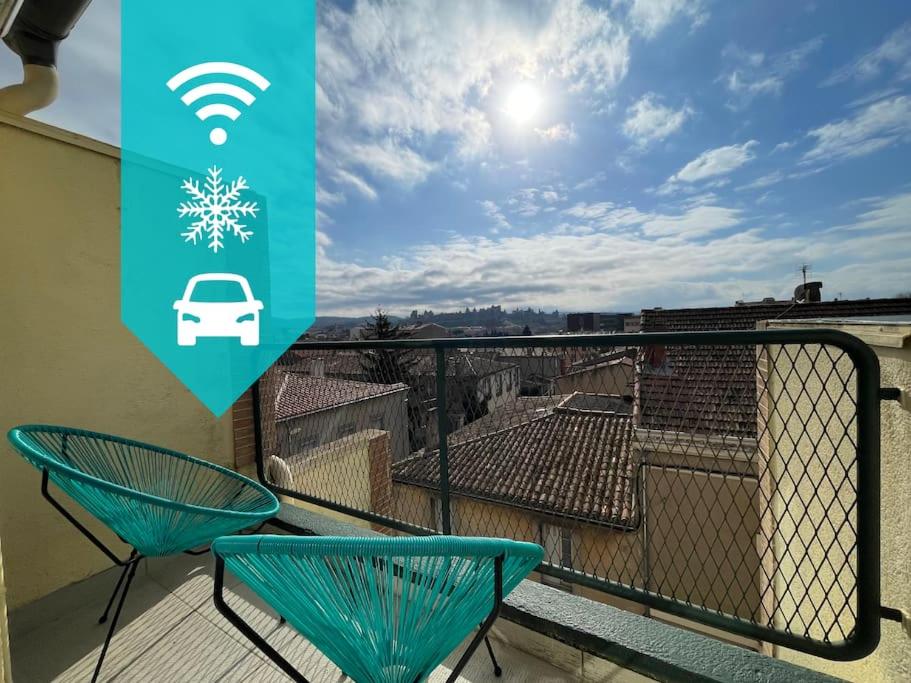 Duplex 70m2 - Vue Cité Mediévale - Parking gratuit - 2