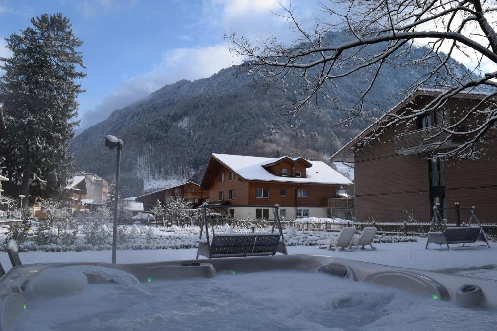Hot tub, Alpenrose Hotel and Gardens in Wilderswil
