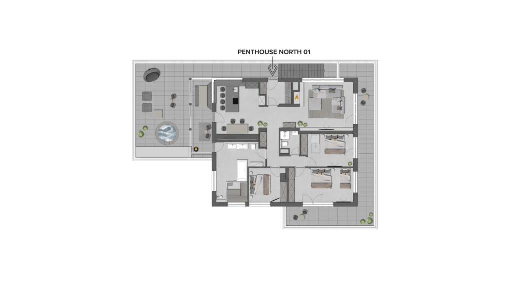 GOING TRIPLE A apartments NORTH - 3