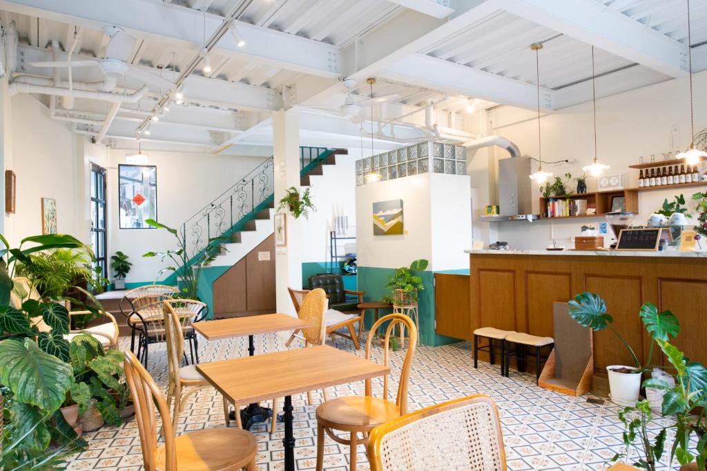 Restaurant, Lixia Hostel in Liuqiu