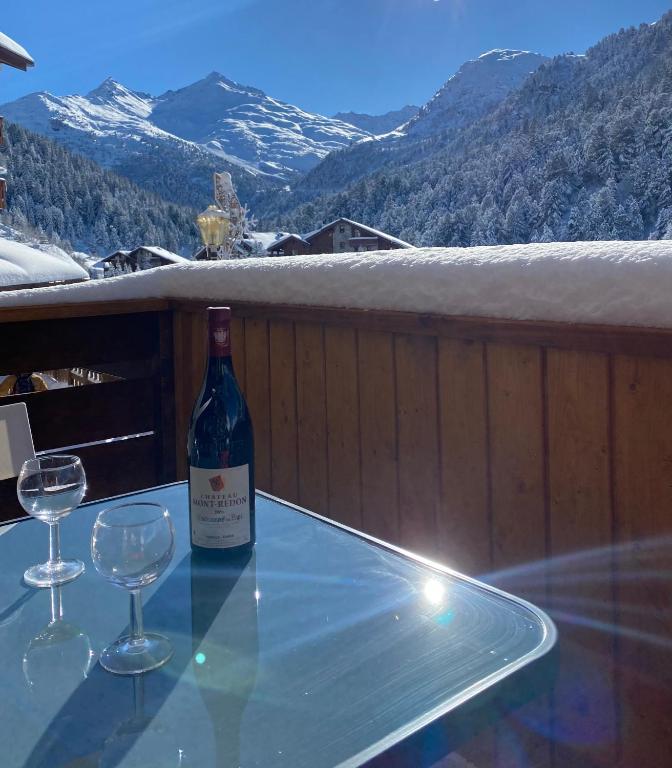 Chalet Olympie, Appartement avec balcon et vue montagne, ski aux pieds, Méribel-Mottaret - 1