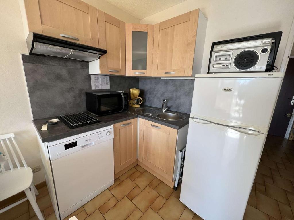 Studio cabine avec piscine, parking, climatisation et animaux admis - FR-1-702-33 - 5