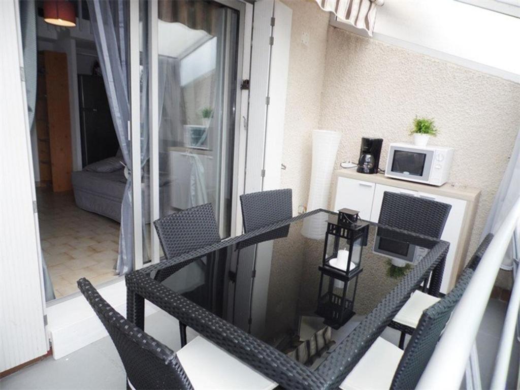 Appartement Climatisé 6 Couchages avec Mezzanine, Piscine et Parking Privé à Marseillan - FR-1-326-452 - 2