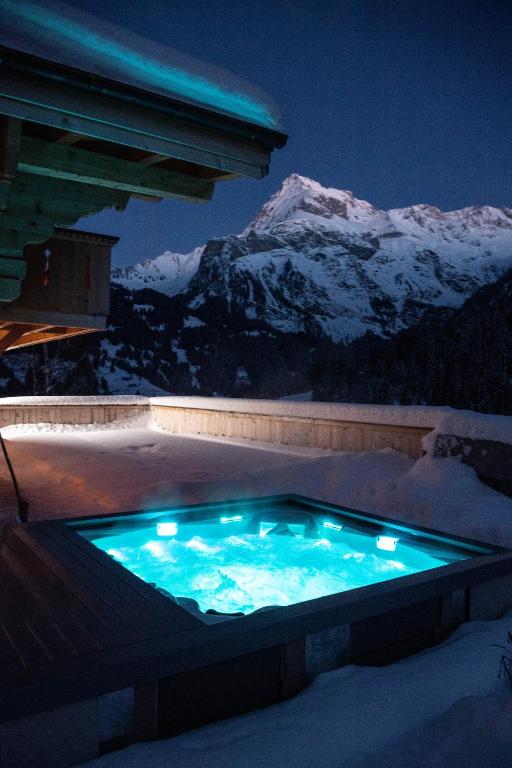 Chalet mit Kino und Jacuzzi in Gsteig b. Gstaad, Gsteig