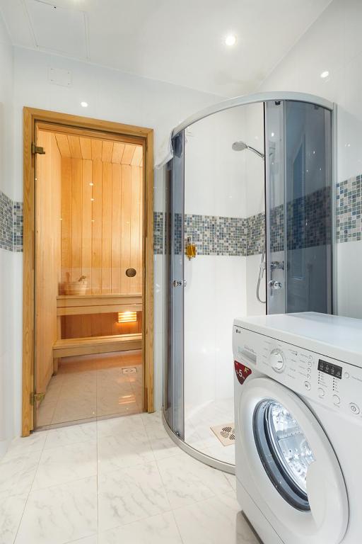 Sauna, Yoga Residence Apartments in Tallinn